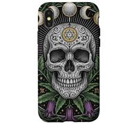 Carcasa para iPhone X/XS Fases Lunares Hongo Gótico