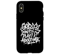 Carcasa para iPhone X/XS Fe Urbana Dios no Juega Hip-Hop Cristiano