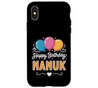 Carcasa para iPhone X/XS Feliz cumpleaños Nanuk