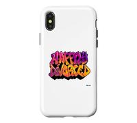 Carcasa para iPhone X/XS Felizmente divorciado Graffiti Street Graphic Funny Divorce Party