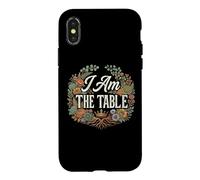 Carcasa para iPhone X/XS Feminist Decenter Men Womens Right Girl Power I Am The Table