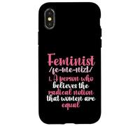 Carcasa para iPhone X/XS Feminista cree Que la noción Radical de Las Mujeres es Igual a Feminista