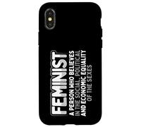 Carcasa para iPhone X/XS Feminista Social Política Igualdad Económica Sexos Feminismo