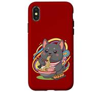 Carcasa para iPhone X/XS Fideos Ramen Shiba Inu Japón Y2K Kawaii Perros Anime