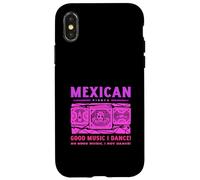 Carcasa para iPhone X/XS Fiesta Mexicana Buena Música I Dance (Funny Mexico Statement)
