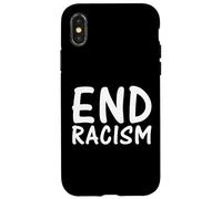 Carcasa para iPhone X/XS Fin Racismo Debate Presidencial Desigualdad Racial Derecho Humano