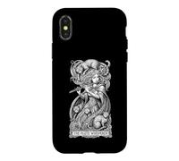 Carcasa para iPhone X/XS Flauta Susurrador Gatos Flautista Flautista Amante Gato Chica Música