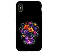 Carcasa para iPhone X/XS Flores místicas Beltane Bendiciones May Day Pagan Witchy