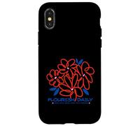Carcasa para iPhone X/XS Flourish Daily Grow with Grace Shine Purpose Vibrant Floral