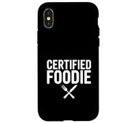 Carcasa para iPhone X/XS Foodie Certificado ama Comer Delicioso Foodie