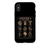 Carcasa para iPhone X/XS Forager's Field Guide Setas comestibles Vintage Botanical