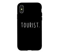 Carcasa para iPhone X/XS Foreign Tourist Managing English Tourism Florida Travel Gear