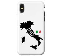 Carcasa para iPhone X/XS Forever Italy Graphic Tees - I Love Italy, Italy Map Graphic