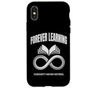 Carcasa para iPhone X/XS Forever Learning Curiosity Never Retire