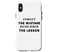 Carcasa para iPhone X/XS Forget The Mistake Remember The Lesson