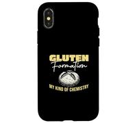 Carcasa para iPhone X/XS Formación de Gluten Mi Tipo de química Un científico de Masa Madre