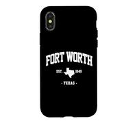 Carcasa para iPhone X/XS Fort Worth Texas Ciudad Natal de Texas Fan Fort Worth Texas