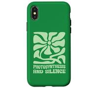 Carcasa para iPhone X/XS Fotosíntesis Y Silencio Boho Floral Jardinería Angustiada