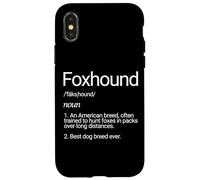 Carcasa para iPhone X/XS Foxhound Raza de Perro Desfeminación Fox Hound Dogs