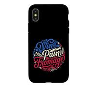 Carcasa para iPhone X/XS Francés Vin Dolor Fromage Bastille Day Culture