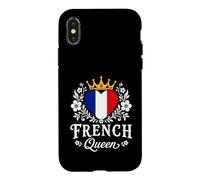 Carcasa para iPhone X/XS French Queen France Flag Proud French Woman