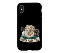 Carcasa para iPhone X/XS Fresh Flush Club Hongos Bloque Rocío