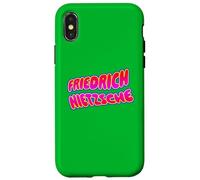 Carcasa para iPhone X/XS Friedrich Nietzsche
