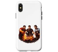 Carcasa para iPhone X/XS Friends Fire Grill Brotherhood Cocinando Juntos