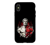 Carcasa para iPhone X/XS Fuerza Dentro del músculo Anatomía Fitness Diseño gráfico