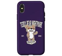 Carcasa para iPhone X/XS Fuggler Teddy Bear Nightmare Beige Originals College Sports