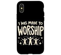 Carcasa para iPhone X/XS FUI Hecho para adorar la fe Cristiana Jesús Hijo de Dios