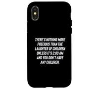 Carcasa para iPhone X/XS Fun Children's Laughter is Precious Spooky Horror Film