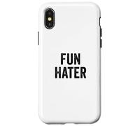 Carcasa para iPhone X/XS Fun Hater Negative Grouch Dad and Grandpa Sarcasm Design