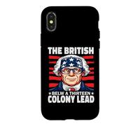 Carcasa para iPhone X/XS Funny 4th of July The British Blew a 13 Colony Lead