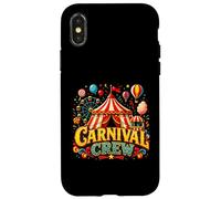Carcasa para iPhone X/XS Funny Costume Party Carnival Crew Circus Lover