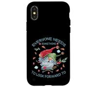 Carcasa para iPhone X/XS Funny Fall GNOME Flower Fun Quote For Spring and Gardener