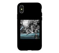 Carcasa para iPhone X/XS Funny Gangster Cats Street Design