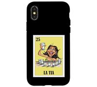 Carcasa para iPhone X/XS Funny Mexican Design for Aunt - La Tia