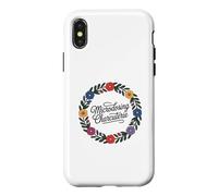 Carcasa para iPhone X/XS Funny Microdosing Charcuterie Cheese and Meat Lovers Gear