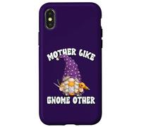 Carcasa para iPhone X/XS Funny Mom Saying For Hairdresser Purple Hairstylist GNOME