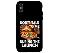 Carcasa para iPhone X/XS Funny Pizza Making Launch Wood-Fired Oven Pizzaiolo