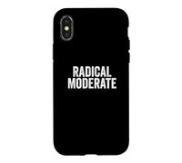 Carcasa para iPhone X/XS Funny Radical Moderate Republican Democrat Politics Design