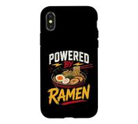 Carcasa para iPhone X/XS Funny Ramen Saying Humor Joke Gag Powered by Noodles