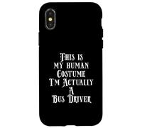 Carcasa para iPhone X/XS Funny School or City Bus Driver Costume For Bus Driving Gift
