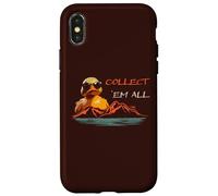 Carcasa para iPhone X/XS Funny Yellow Rubber Duck Collect All Off-Road Truck Humor