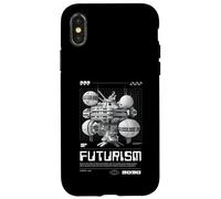 Carcasa para iPhone X/XS Futurismo Ciencia Ficción Estación Espacial Futuro 2030