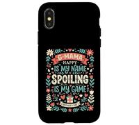 Carcasa para iPhone X/XS G-Mama Spoiling Is My Game Funny Grandma Mother's Day