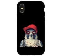 Carcasa para iPhone X/XS Gafas de Sol geniales del halcón peregrino