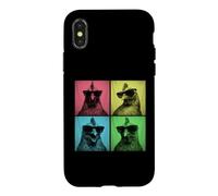 Carcasa para iPhone X/XS Gallina Pop Art Funny Farm Animal Lover Photo Booth