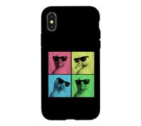 Carcasa para iPhone X/XS Gallina Pop Art Funny Farm Animal Lover Photo Booth